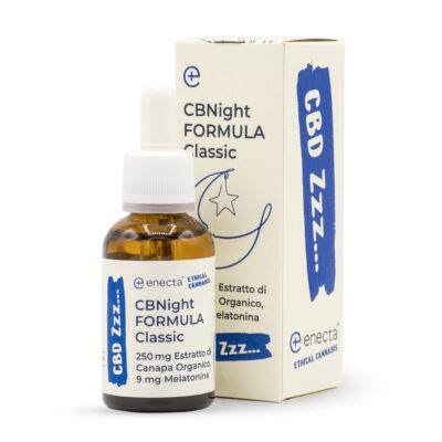 CBNight Formula Classic – Aceite Natural con Melatonina y Extracto de Cáñamo (250 mg)