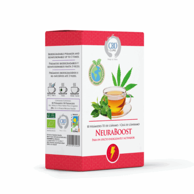 NeuraBoost-Infusión Ecológica de Cáñamo con Té Verde y Matcha