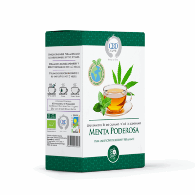 Menta poderosa-Infusión Ecológica de Cáñamo y Menta