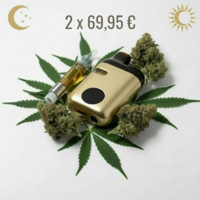 Golden duo CBNight & CBDay canna blend